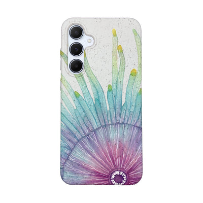 Samsung A55 Hülle - weiß - "jellybutton" - nachhaltig
