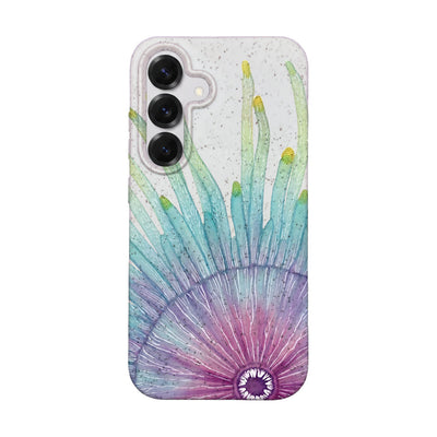 Samsung S25 Hülle - weiß - "jellybutton" - nachhaltig