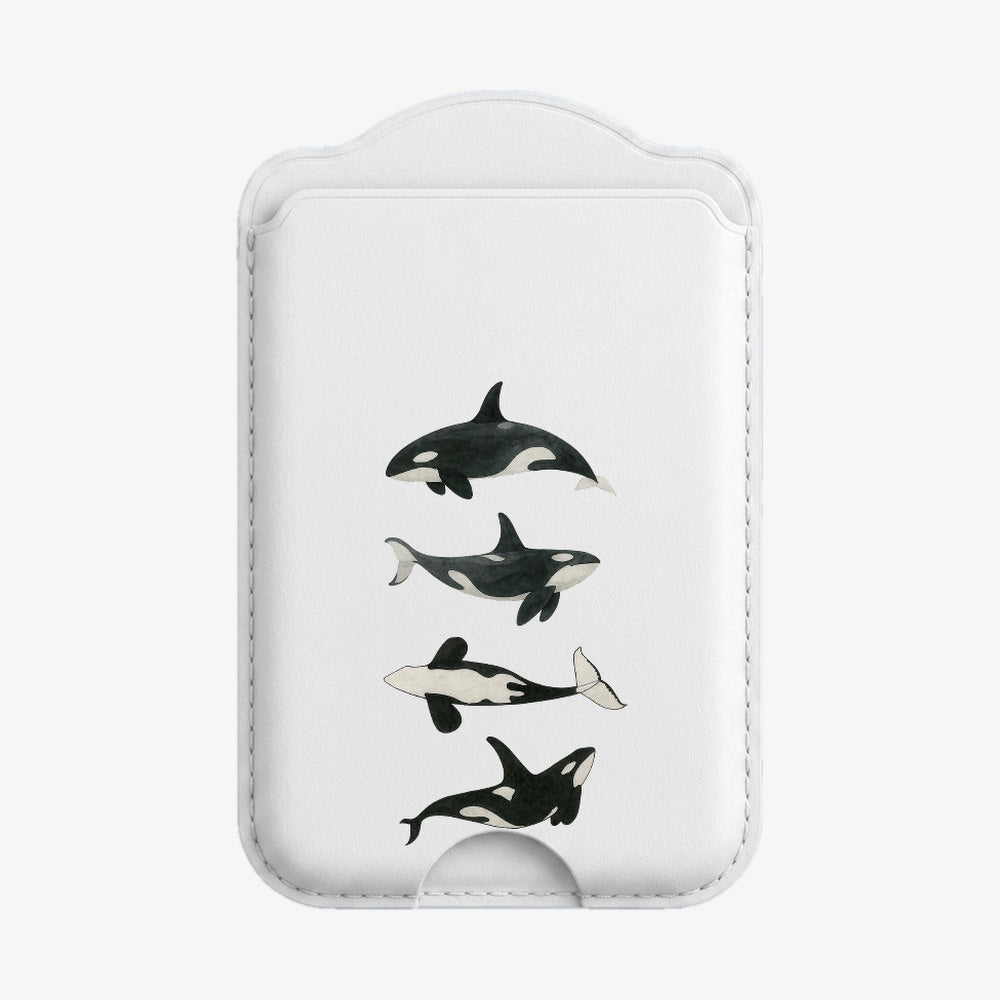 MagSafe Kartenhalter - "OrcaFamily" - nachhaltig
