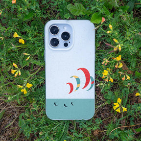 Biologisch abbaubare Handyhülle Samsung A55 Kitesurf — kompostierbar — Bonus
