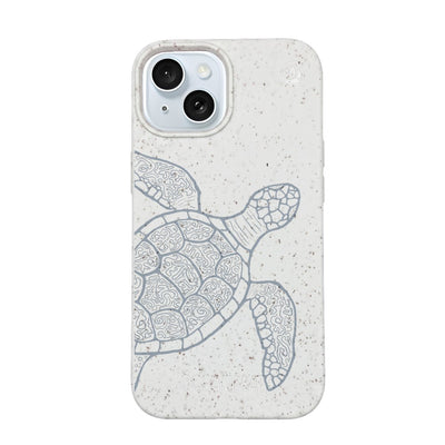 iPhone 15 Hülle - Schildkröte bunt - "Kura-Kura" - nachhaltig