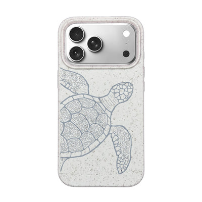 iPhone 17 pro Hülle - Schildkröte bunt - "Kura-Kura" - nachhaltig