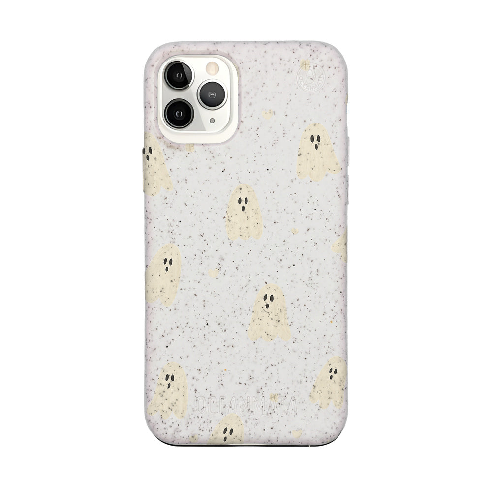 iPhone 11 pro Hülle - Geist weiß - "LittleGhost" - nachhaltig