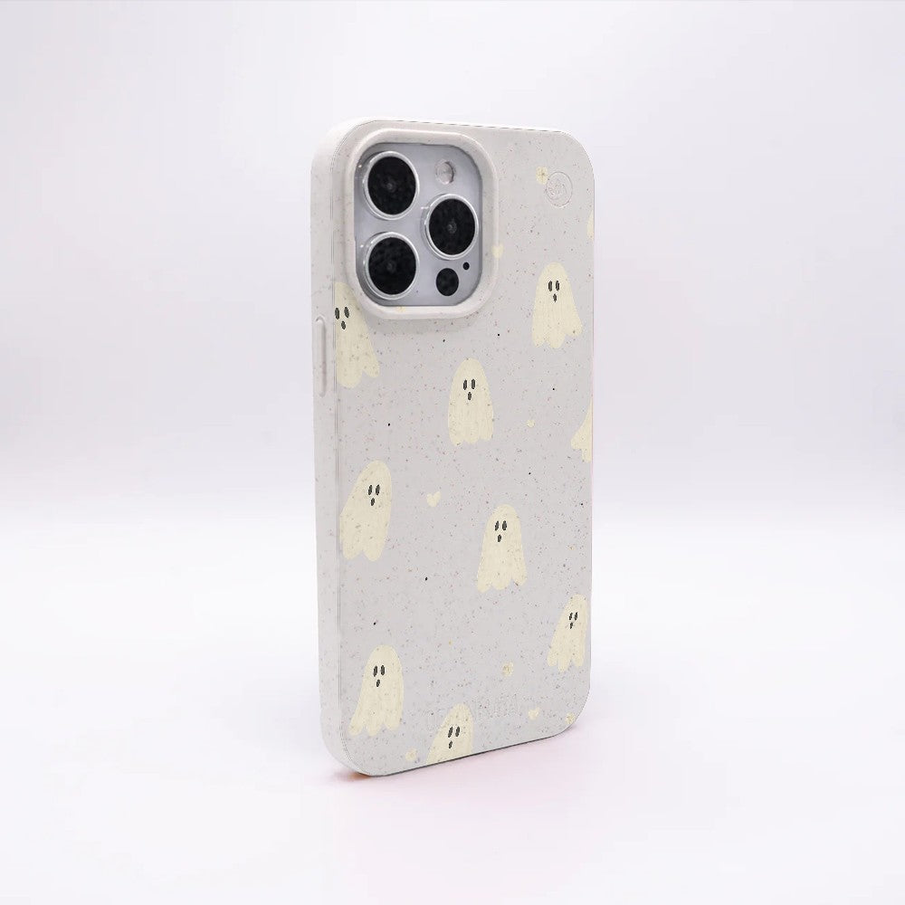 iPhone 11 pro Hülle - Geist weiß - "LittleGhost" - nachhaltig