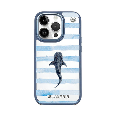 iPhone 14 pro max Hülle - blau - "lonewanderer" - nachhaltig