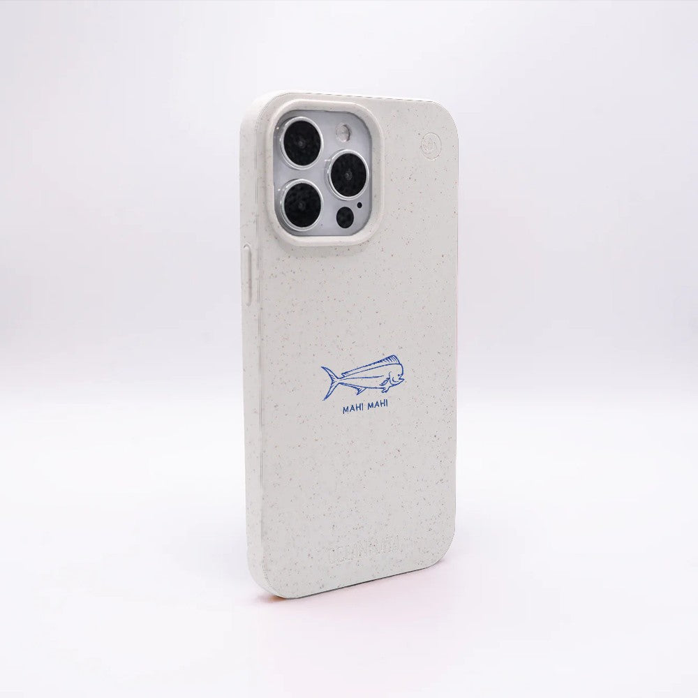 iPhone 12 pro / iPhone 12 Hülle - Fisch weiß - "MahiMahi" - nachhaltig