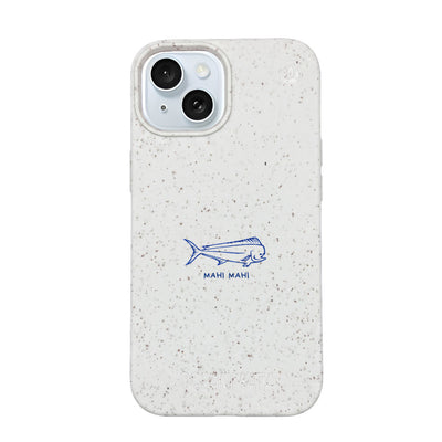 iPhone 15 Hülle - Fisch weiß - "MahiMahi" - nachhaltig