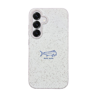 Samsung S25 Hülle - Fisch weiß - "MahiMahi" - nachhaltig