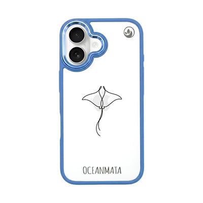 iPhone 16 Hoesje - Manta Ray - "Mantaray" - duurzaam