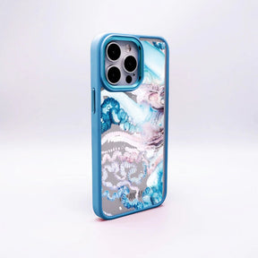 Nachhaltige Handyhülle iPhone 17 pro max Menowar aus Ocean Plastic — Rückseite