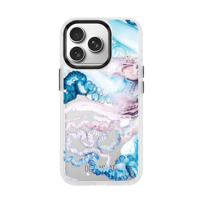 Samsung S26 Ultra Hülle - Qualle blau - "Men o' War" - nachhaltig
