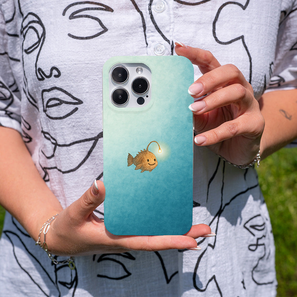 iPhone 15 pro Hülle - weiß - "Sweet" - nachhaltig