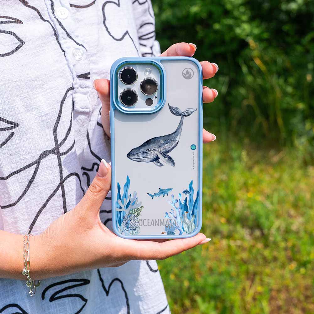 iPhone 17 pro Hülle - Meer blau - "Ocean" - nachhaltig