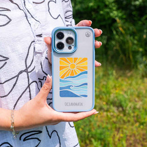 iPhone 16 pro max Hülle - Meer blau - "Sun&Sea" - nachhaltig