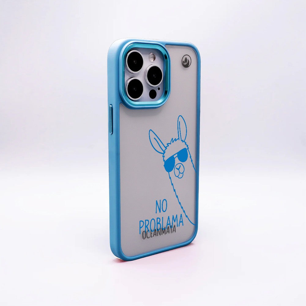Nachhaltige Handyhülle iPhone 17 pro Noproblama aus Ocean Plastic — Rückseite