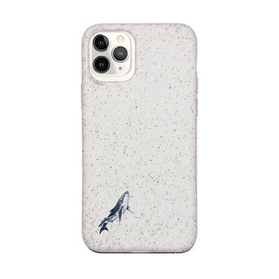 iPhone 11 pro Hülle - Buckelwal weiß - "OceanLullaby" - nachhaltig