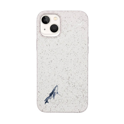 iPhone 13 mini Hülle - Buckelwal weiß - "OceanLullaby" - nachhaltig