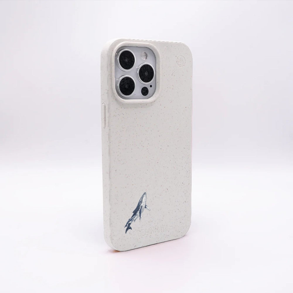 iPhone 14 Hülle - Buckelwal weiß - "OceanLullaby" - nachhaltig
