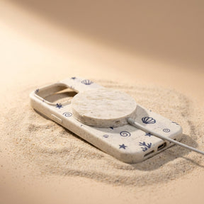 MagSafe Ladegerät aus Ozeanplastik auf der Oceanmata Bio-Hülle