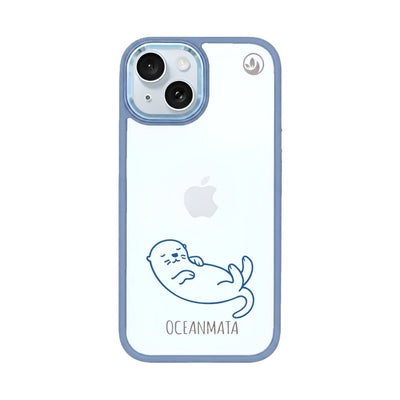 iPhone 15 hoesje - Otterblauw - Duurzaam