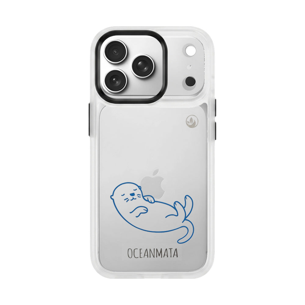 Nachhaltige Handyhülle iPhone 17 pro Otter aus Ocean Plastic — Vorderseite