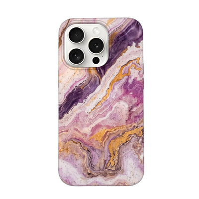 iPhone 15 pro Hülle - Marmor pink - "PinkMarble" - nachhaltig