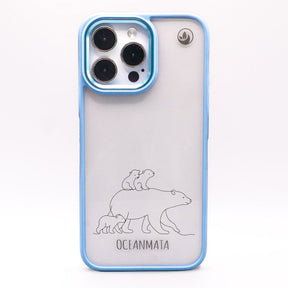 iPhone 16 Hülle - Eisbär - "Polar Bear Family" - nachhaltig