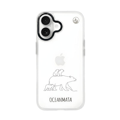 iPhone 17 Hülle - Eisbär - "Polar Bear Family" - nachhaltig