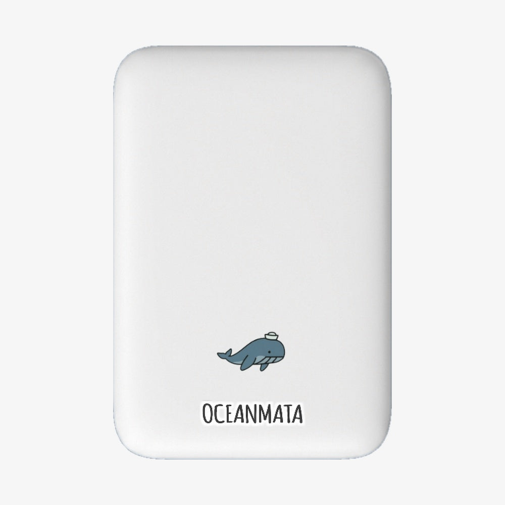 Powerbank MagSafe - "Captain Whale" - nachhaltig