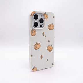Biologisch abbaubare Handyhülle iPhone 17 Pumpkin — kompostierbar — Rückseite