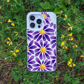Biologisch abbaubare Handyhülle iPhone 11 pro Purplebloom — kompostierbar — Bonus