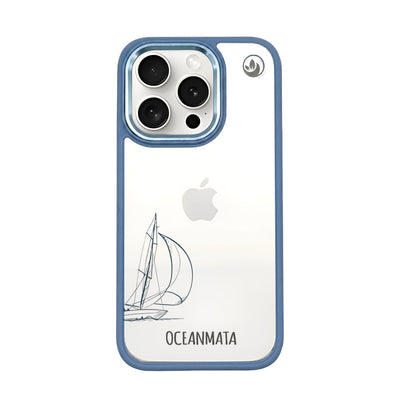 iPhone 15 pro max Hülle - Lineart Wal - "Raumschot" - nachhaltig