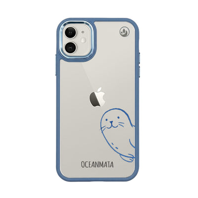 iPhone 11 hoesje - Seal Blue - "Robby" - Duurzaam