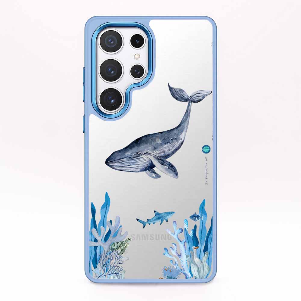 Samsung S24 Ultra Hülle - Meer blau - "Ocean" - nachhaltig