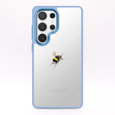 Samsung S25 Ultra Hülle - Hummel blau - "Bumblebee" - nachhaltig
