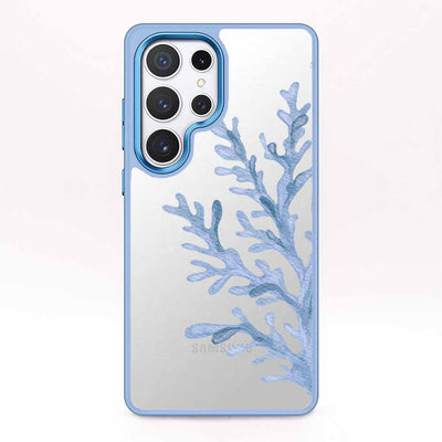 Samsung S25+ Hülle - Coral blau - "CoralBlue" - nachhaltig