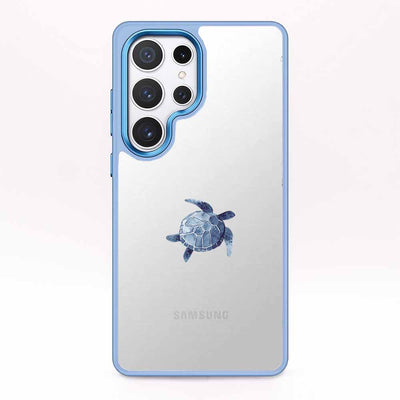Samsung S25 Ultra Hülle - Turtle blau - "Shellie" - nachhaltig