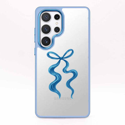Samsung S24+ Hülle - Schleife blau - "tideknot" - nachhaltig