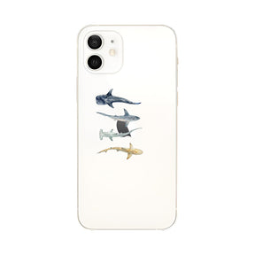 Biologisch abbaubare Handyhülle iPhone 12 mini Sharkproject — kompostierbar — Vorderseite