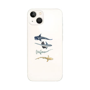 Biologisch abbaubare Handyhülle iPhone 13 Sharkproject — kompostierbar — Vorderseite