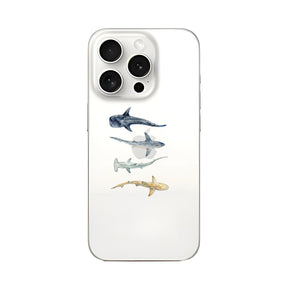 Biologisch abbaubare Handyhülle iPhone 15 pro Sharkproject — kompostierbar — Vorderseite