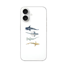 Biologisch abbaubare Handyhülle iPhone 16 Sharkproject — kompostierbar — Vorderseite