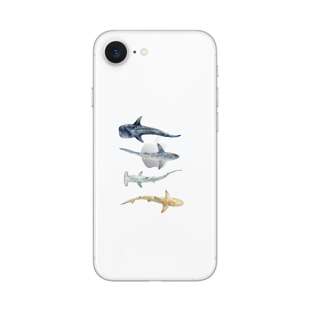 Biologisch abbaubare Handyhülle iPhone 16e Sharkproject — kompostierbar — Vorderseite