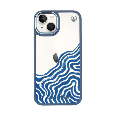iPhone 14 hoesje - golf abstract - "Summerwave" - ​​duurzaam