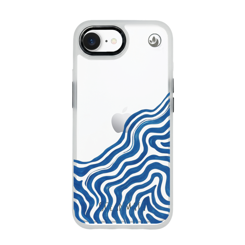 iPhone 16e hoesje - Abstracte golf - "Summerwave" - ​​​​Duurzaam