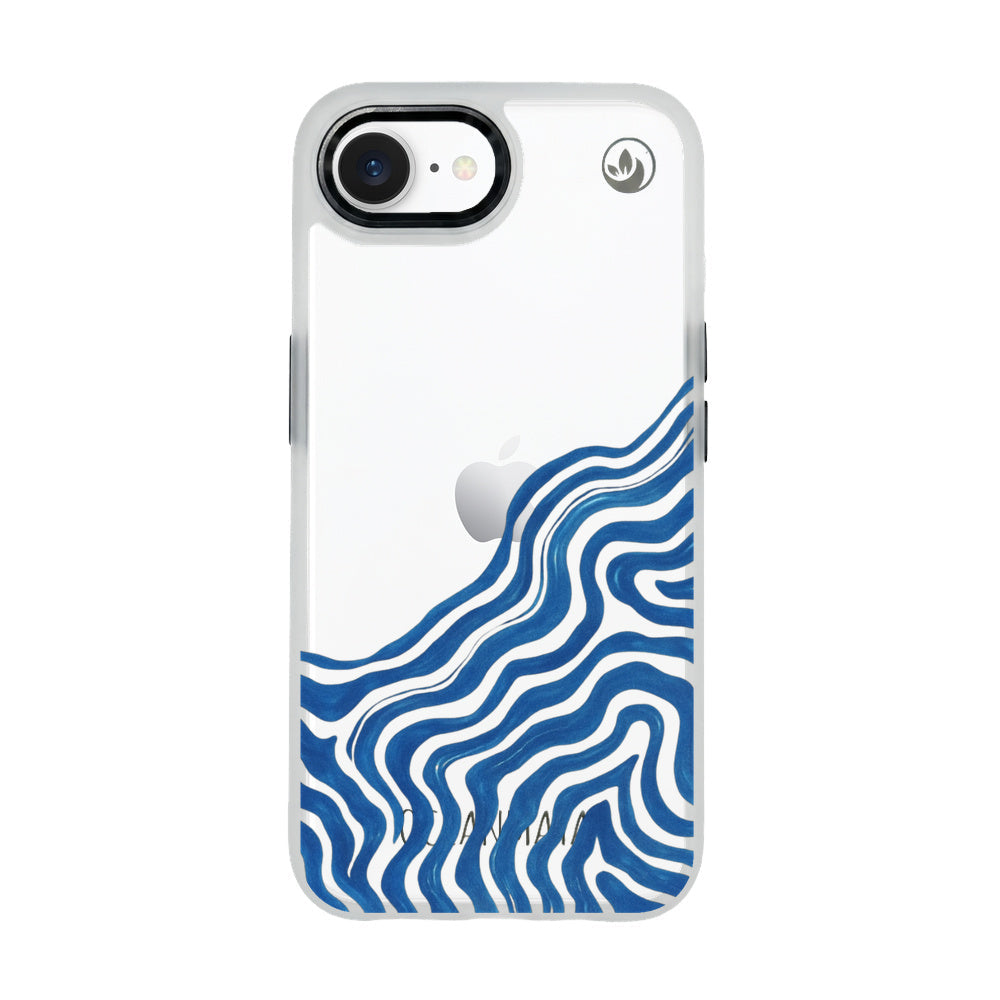iPhone 16e hoesje - Abstracte golf - "Summerwave" - ​​​​Duurzaam