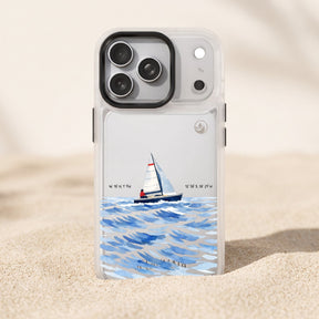 Nachhaltige Handyhülle iPhone 15 pro max Towardsthehorizon aus Ocean Plastic — Freisteller