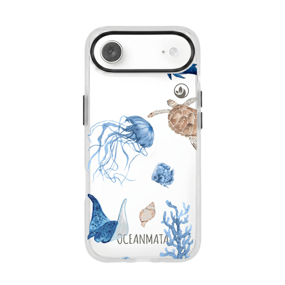 Nachhaltige Handyhülle iPhone 17 Air Turtleandfriends aus Ocean Plastic — Vorderseite
