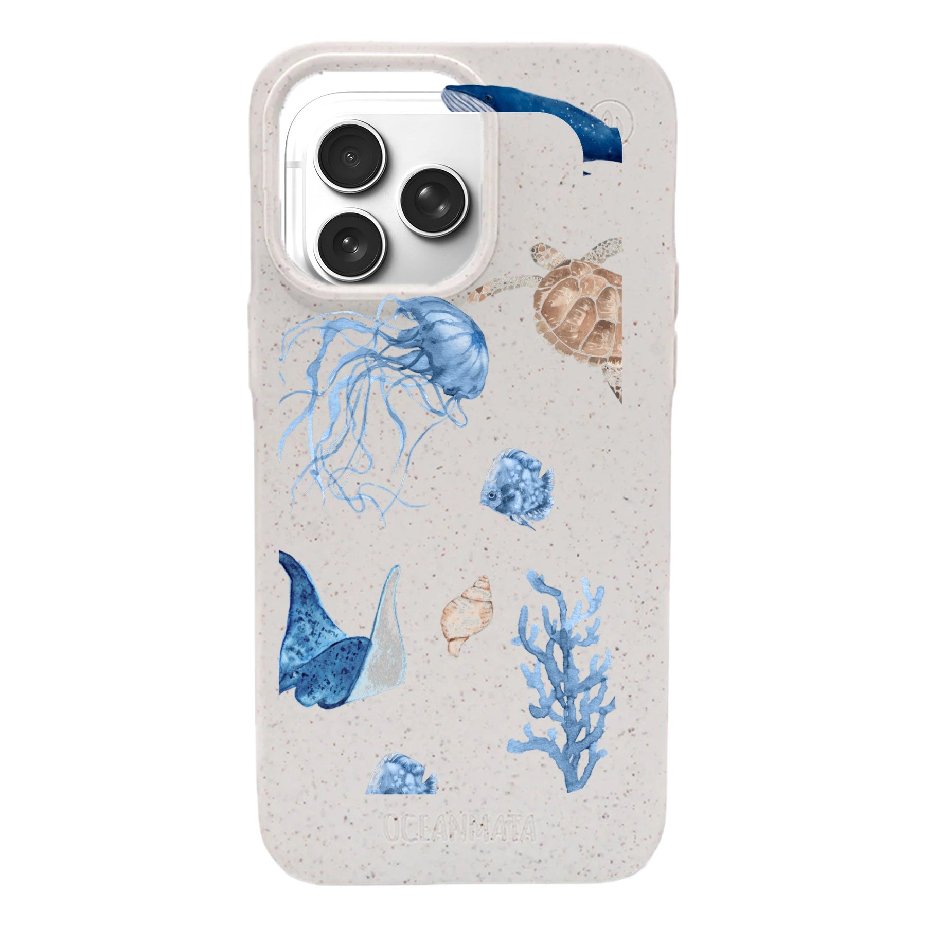 Biologisch abbaubare Handyhülle iPhone 17 pro Turtleandfriends — kompostierbar — Vorderseite