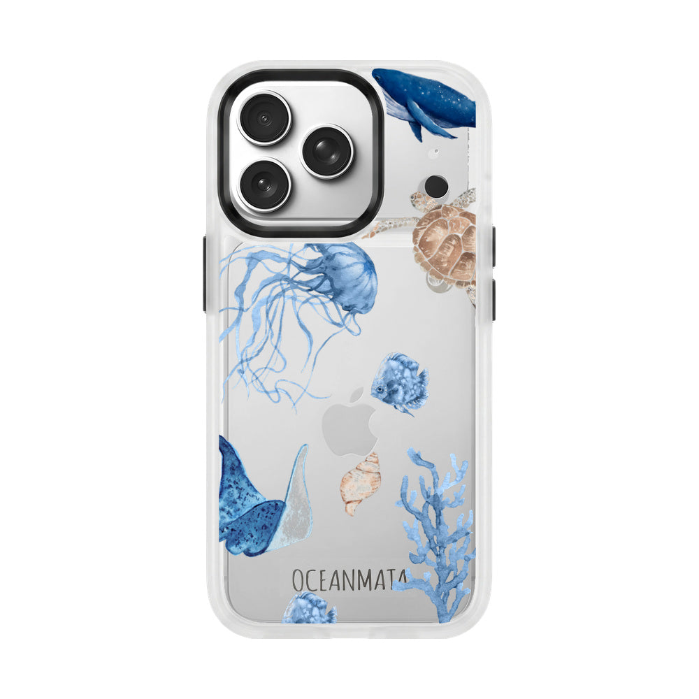 Nachhaltige Handyhülle iPhone 17 pro max Turtleandfriends aus Ocean Plastic — Vorderseite